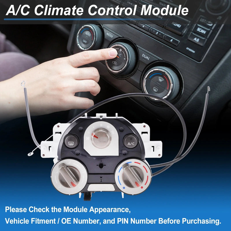 Nissan Versa A/C Heater Climate Control Switch Module (2012-2013)