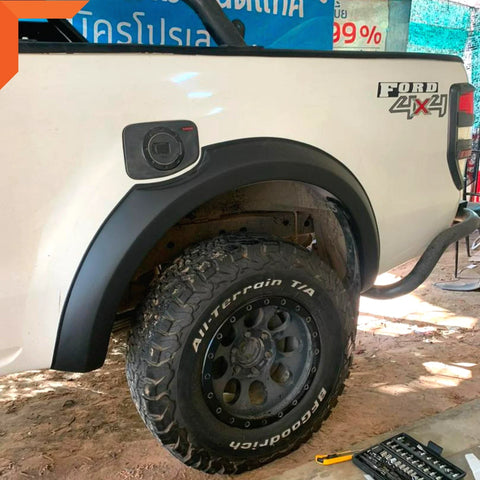 Ford Ranger T6 PX2 Matte Black Fender Flares (2015-2018)