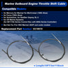 Mercury Engine CC189 2 x 10FT GEN2 Throttle Shift Cable