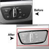 Audi A4 A5 S4 RS4 Q5 Q7 SQ5 Headlight Switch Button Panel Cover Trim (2017-2023)