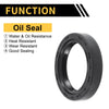 Oil Seal Rotary Shaft Seal NBR Rubber 40x55x10mm Black 5 Pcs