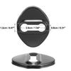 Toyota Black Adhesive 4pcs Car Door Lock Latches Striker Cover Protector
