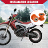 Motorcycle Mini Bike ATV - Orange 8mm Chain Roller Pulley Tensioner