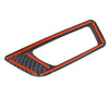 Toyota Highlander 4x Carbon Fiber Style Interior Door Dish Covers (2017-2019)