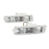 Bumper Lights Fog Driving Lamp L+R Fits 1996-05 Mitsubishi Strada Colt Ute Truck
