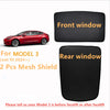 Tesla Model 3 Y S X Sun Visor Shield Mesh Panoramic Roof