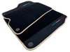 Ferrari California with Alcantara Beige Trim Black Floor Mats (2008-2014)