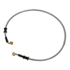 90cm Motorcycle Brake Clutch Oil Hose Line Silver Tone