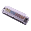Car, Truck, Bus, Boat - Auto Fuse Box 12 Way Fuse Holder (New)
