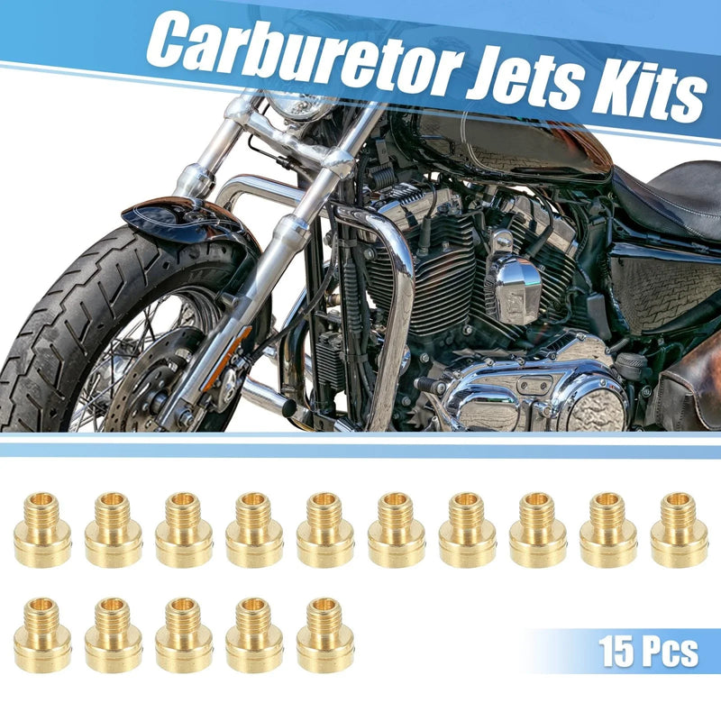 Yamaha Suzuki Motorcycles Carburetor Jets Main Jet 88-150 Brass 15pcs