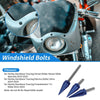 Harley Touring Electra Glide / Ultra Windshield Bolts Blue (2014–2024)