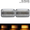 Porsche 911 964 993 Golf MK2 Pair Clear LED Side Marker Turn Signal Light