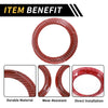 Jeep Wrangler JK JKU (2011-2017) Red AC Vent Dashboard Decoration Rings