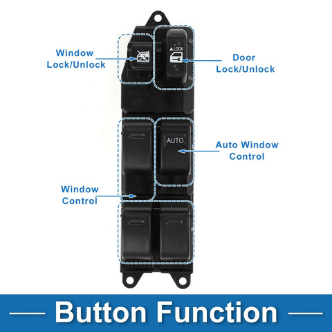 Toyota Hilux Power Window Switch (2004-2007, 2009-2015)