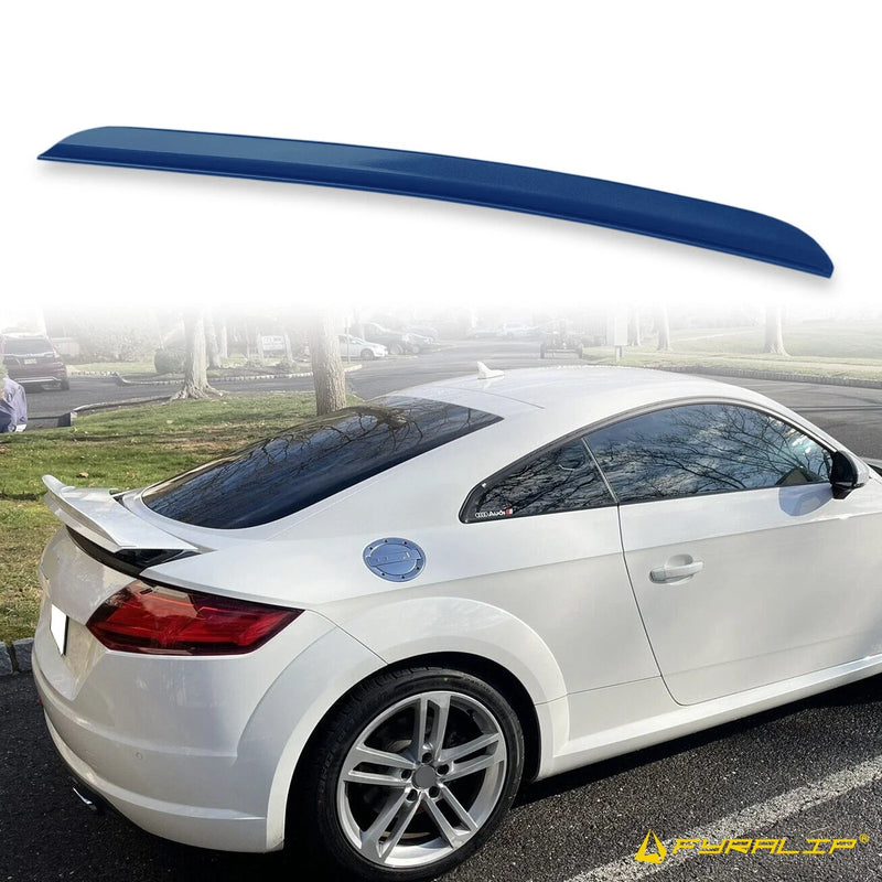 Audi TT 8S Coupe Blue Boot Lip Spoiler (2014-2023)