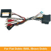 Fiat Doblo 500L Bravo 16PIN Stereo Plug Wiring Harness with Canbus Box