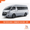 Toyota Hiace Commuter 7 x Chrome Door Handle Cover Trim (2005-2019)
