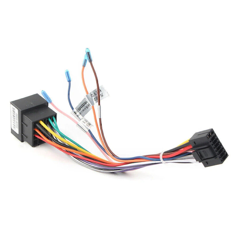 Android Car Stereo 16 Pin ISO Wiring Harness Connector Adapter