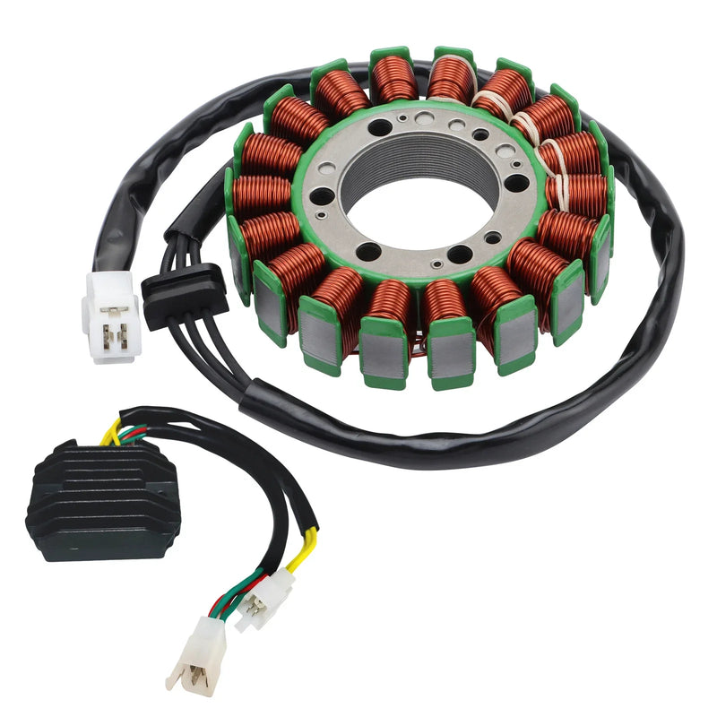 Kawasaki ZX-6R Magneto Stator+Voltage Rectifier (2005–2006)