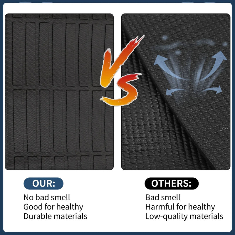 Chevrolet Bolt EUV 2022-2024 TPE Cargo Liner Replacement Black Trunk Mat