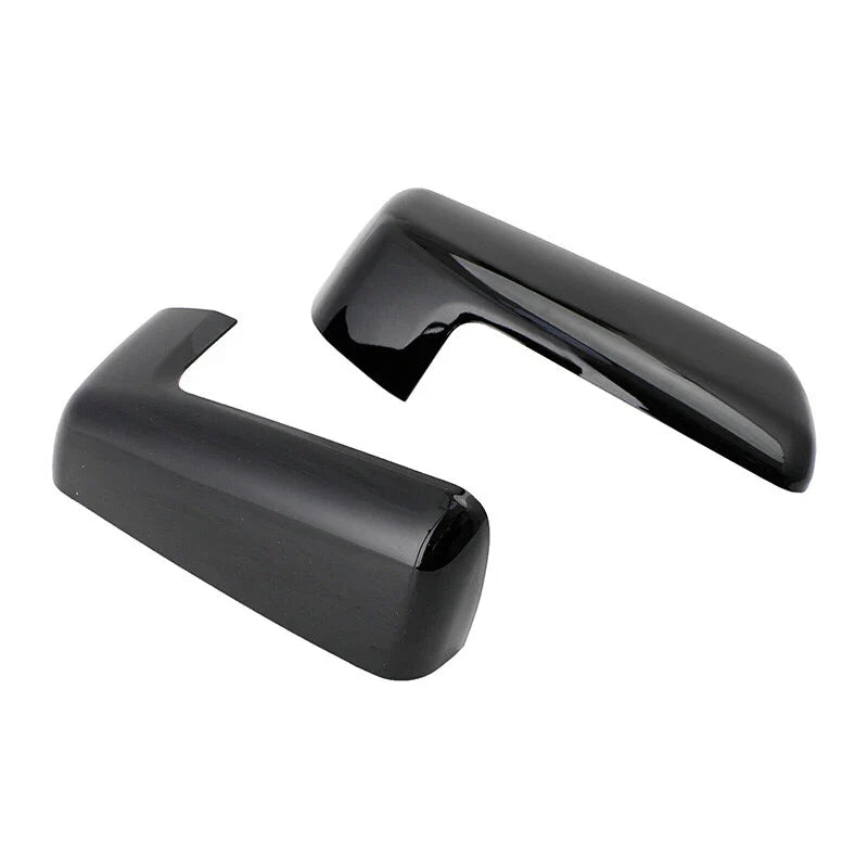 Chevy Silverado 1500 Gloss Black Mirror Cap Cover Trim (2019-2023)