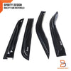 Isuzu D-Max 2020-2023 Dual Cab Weather Shield Window Visor Rain Guard