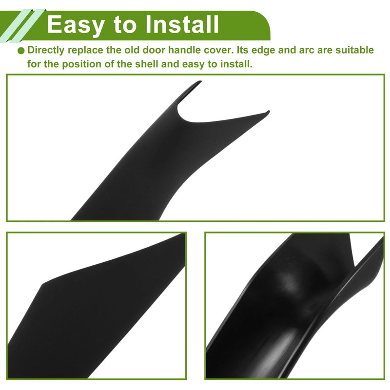 BMW 5 Series (2017-2022) Black Door Handle Pull Trim Cover
