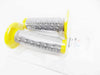 Honda CRF125 Yellow Grey Diamond Handlebar Grip Set