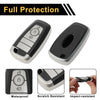 Ford Mondeo Silver TPU Silicone Key Fob Cover Case