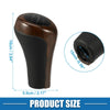 BMW Black Red Wood Pattern Gear Shift Knob 5 Speed