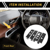 Toyota Tundra Door Window Switch Panel Cover Set (2022–2024)