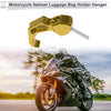 Motorcycle Finger Shape Hook 1 Set Gold Black 68mm Length