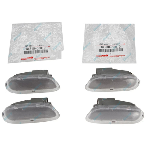 Toyota Prado 120 Series Genuine Courtesy Door Lamp Kit Set of 4