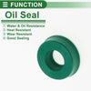 Oil Seal TPU 12x25x8mm Green High-Pressure Seal Ring 5 pcs