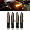 Bike 4 x Universal Motorcycle LED Amber Turn Signal Lights