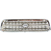 Grille For 2000-2002 Toyota Tundra Chrome Shell w/ Black