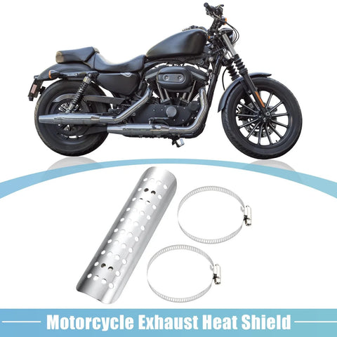Harley-Davidson Exhaust Hole Heat Shield / 90mm-110mm Clamps /