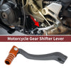 Kayo T6 Folding Motorcycle Gear Shifter Lever Titanium Tone Orange