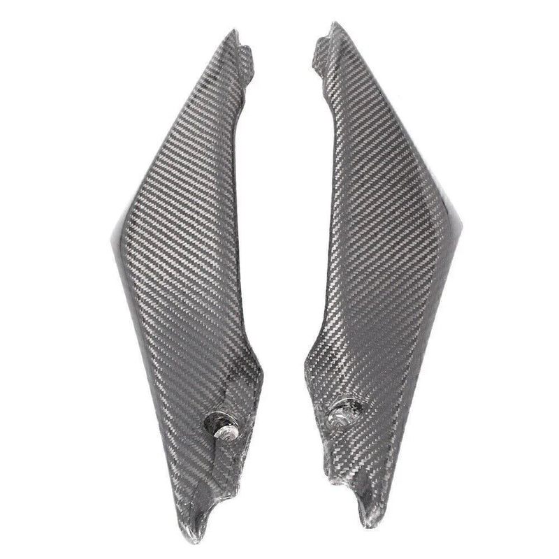 Suzuki GSXR1000 Black Carbon Fiber Tank Side Fairings Trim (2005-2006)