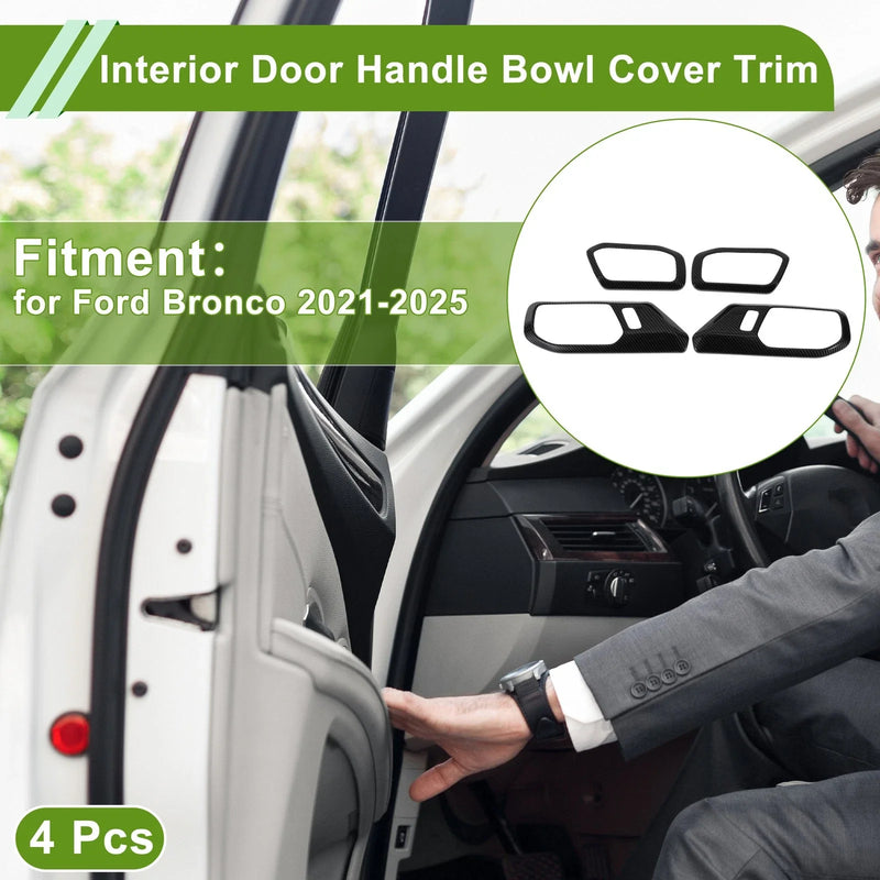 Ford Bronco 4 x Interior Door Handle Bowl Cover Trim (2021-2025)