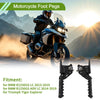 BMW R1250GS LC Motorcycle Foot Pegs / 1 pair / Footrest Black (2013–2019)