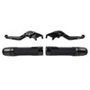 Ducati Panigale Black Extendable Brake Clutch Lever Grip Set (2012-2019)