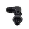 6AN Male to Male 90 Degree Flare Union Bulkhead Adapter Fitting
