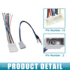 Nissan Set Car Stereo CD Player Radio Wiring Harness with Antenna Adapter