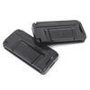 Car Seat Belt 2 x Black Shoulder Tension Adjuster Strap Clips