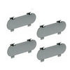 Jeep Cherokee 4x Roof Luggage Rack Side Rail Cover Assy (2014–2019)