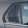 VW Golf MK8 2 x Glossy Black Window Louver Scoop Cover Trim (2020–2023)