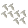 Set of 8 Front Bumper Plugs License Plate Hole Covers