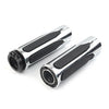 Harley Touring Road Electra Glide Softail Chrome Handlebar Hand Grips (N/A)