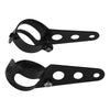 Motorcycle Fork Chopper Cafe Racer Black Headlight Mount Bracket 35mm-43mm